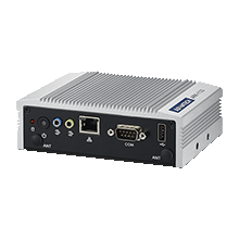 Intel<sup>®</sup> Celeron™ J1900 SoC搭載手のひらサイズファンレス組込みコンピュータ(デュアル HDMI および デュアルGbE対応) ARK-1123H-U0A2E
